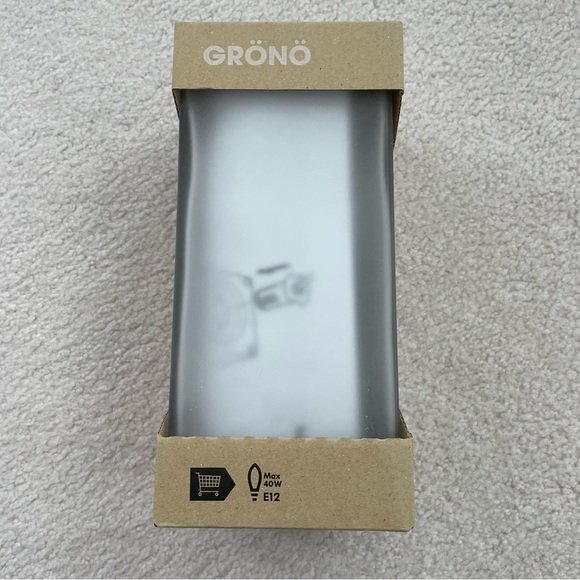 IKEA “Grono” Frosted Glass Table Accent Lamp Model 13183 - New In Box - Vintage - Picture 1 of 7